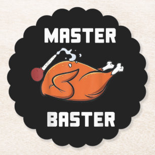 Dessous-de-verre En Papier Hommes Femmes Master Baster Funny Turquie Baster M