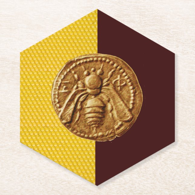 Dessous-de-verre En Papier HONEY BEE Beekeeper (Devant)