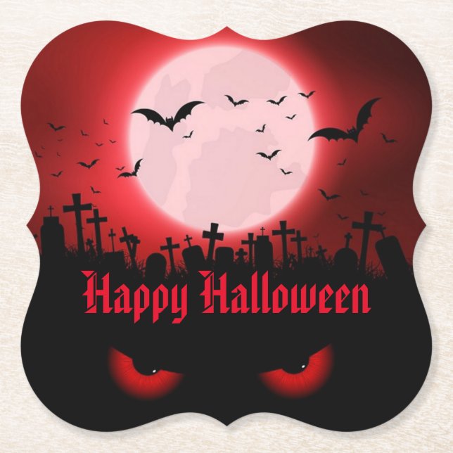 Dessous-de-verre En Papier Horloges nocturnes (Devant)