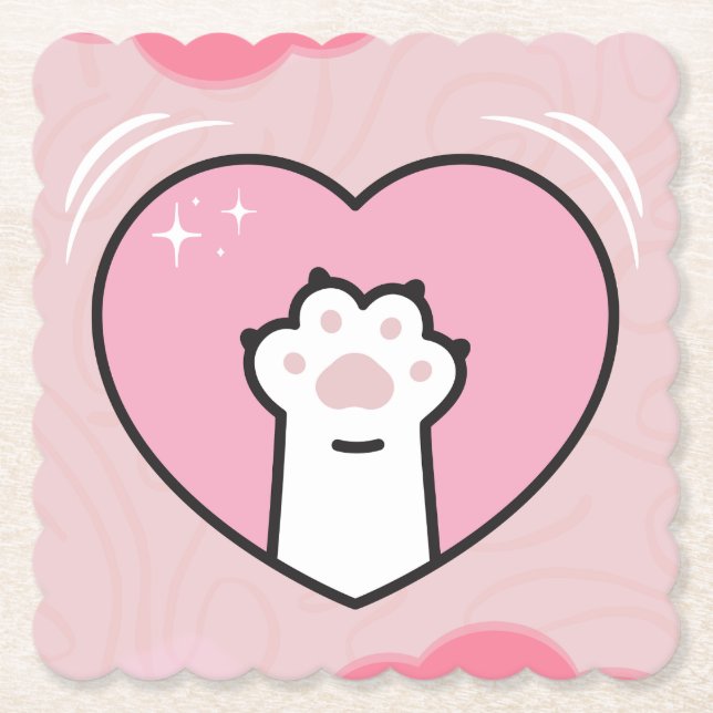 Dessous-de-verre En Papier huellas amorosas (Devant)