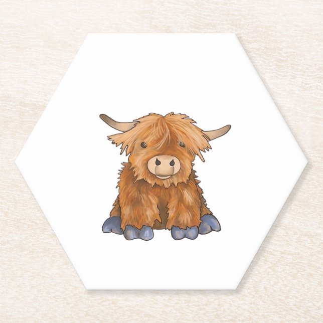 Dessous-de-verre En Papier Huggy Harry - Partie de ma série Fluffy Friends Cl (Devant)