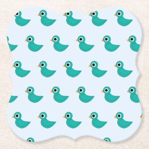 Dessous-de-verre En Papier Illustration d'oiseau