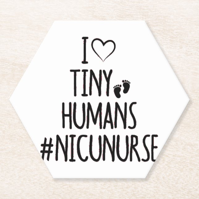 Dessous-de-verre En Papier Infirmière NICU (Devant)