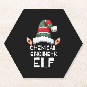 Dessous-de-verre En Papier Ingénieur chimique Elf Noël vacances Noël