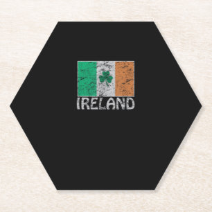 Dessous-de-verre En Papier Irlande Drapeau Irlande Drapeau irlandais Drapeaux