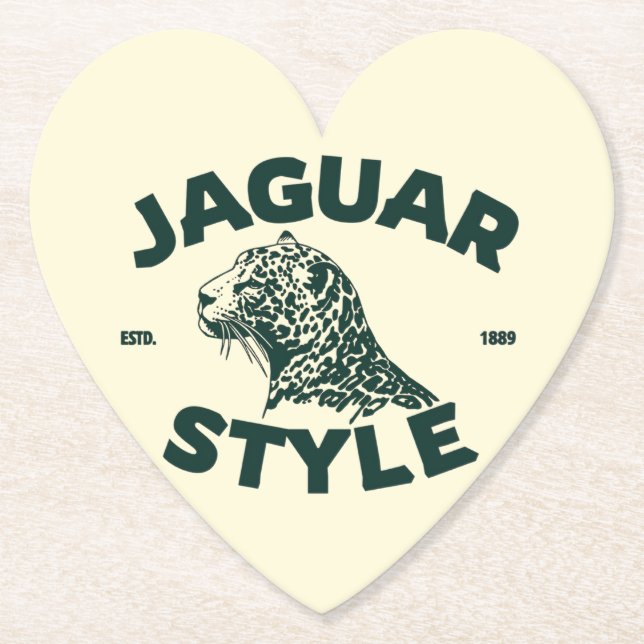 Dessous-de-verre En Papier Jaguar Paper Coaster (Devant)
