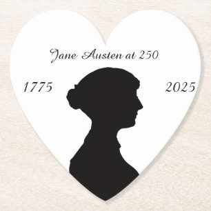 Dessous-de-verre En Papier Jane Austen à 250 ans