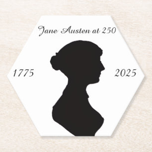 Dessous-de-verre En Papier Jane Austen à 250 ans