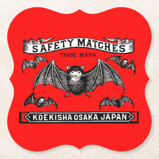 Dessous-de-verre En Papier Japonais La Sécurité Correspond À Art Bats