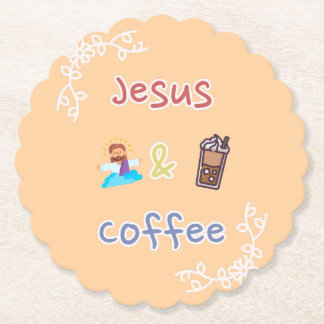 Dessous-de-verre En Papier Jésus + Café