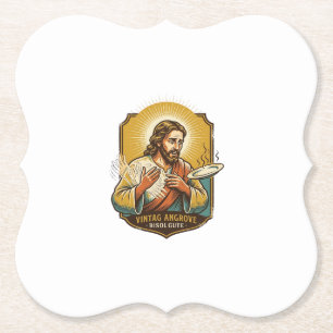 Dessous-de-verre En Papier Jésus s'est brûlé le doigt en sortant l'assiette d