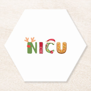 Dessous-de-verre En Papier Joli design de Noël NICU
