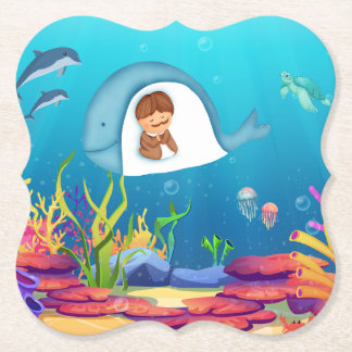 Dessous-de-verre En Papier Jonah et les Dessous de verre de la raquette balei