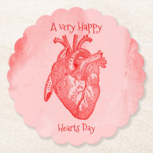 Dessous-de-verre En Papier Joyeuse Saint-Valentin de Happy Hearts
