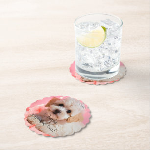 Dessous-de-verre En Papier Joyeux Anniversaire Chien Faisons la Fête