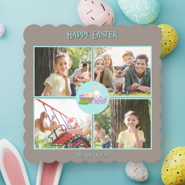 Dessous-de-verre En Papier Joyeux voeux de Pâques (Happy Easter Wishes Paper Coaster)