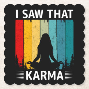 Dessous-de-verre En Papier Karma Saw