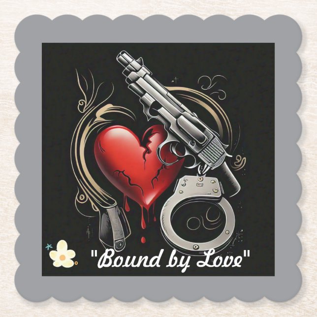 Dessous-de-verre En Papier "La passion mortelle" (Devant)