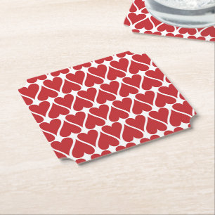 Dessous-de-verre En Papier Le Dessous de verre du papier de Valentine