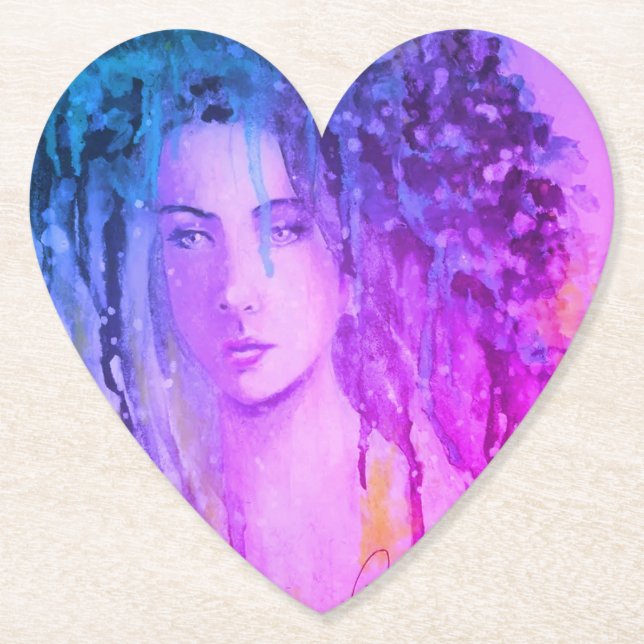 Dessous-de-verre En Papier Le Dessous de verre du papier forestier (Devant)