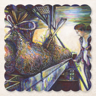 Dessous-de-verre En Papier Le destin agité de la vie