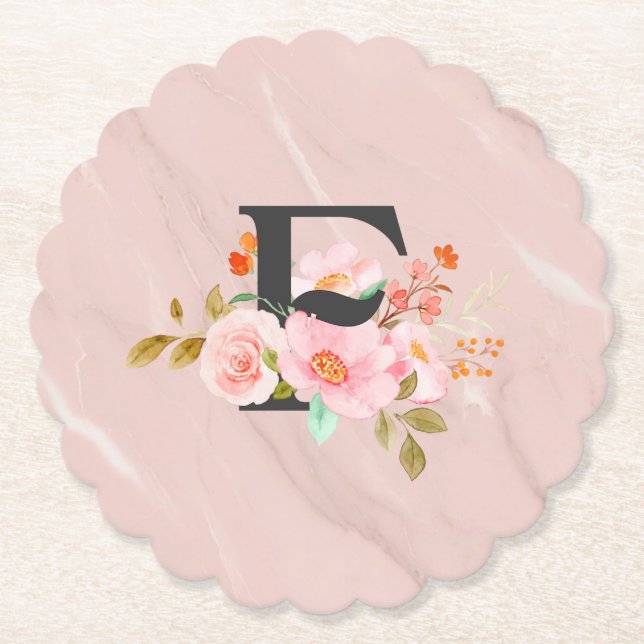 Dessous-de-verre En Papier Letter F (Devant)