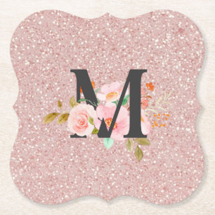 Dessous-de-verre En Papier Lettre M