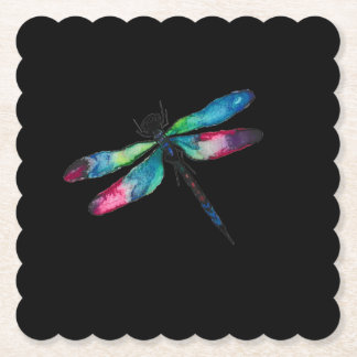 Dessous-de-verre En Papier Libellule de minuit