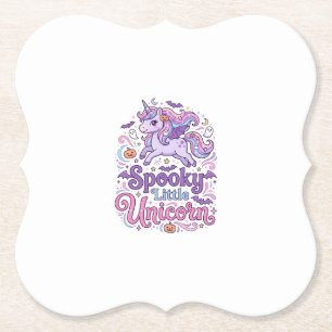 Dessous-de-verre En Papier Licorne Chemise de Style Rétro Petite Licorne Effr
