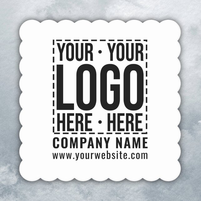 Dessous-de-verre En Papier Logo d'entreprise personnalisé Entreprise Cool mod (Créateur téléchargé)