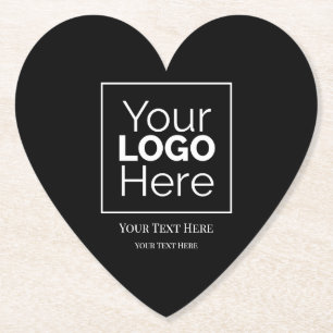 Dessous-de-verre En Papier Logo d'entreprise personnalisé Marque Professionne