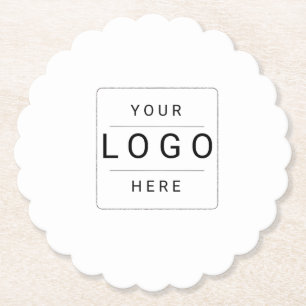 Dessous-de-verre En Papier Logo personnalisé