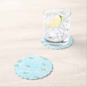 Dessous-de-verre En Papier Logo personnalisé simple et élégant ici société st
