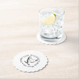Dessous-de-verre En Papier Logo promotionnel pour petite entreprise agricole