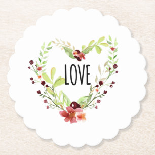 Dessous-de-verre En Papier *~* LOVE INTENTION DESSOUS DE VERRE EMOTO Floral H