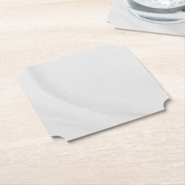 Dessous-de-verre En Papier Marbre Blanc (Incliné)