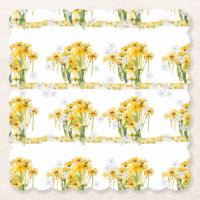 marguerites délicates ! bord festonné