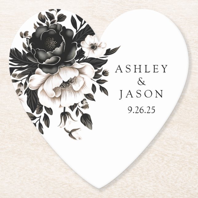 Dessous-de-verre En Papier Mariage (Devant)