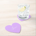 Dessous-de-verre En Papier Mariage minimaliste Pastel Mauve couleur solide pe<br><div class="desc">Belle couleur mauve mauve mauve ressort mauve. Simple minimaliste moderne moderne tendance style chic pastel aestethic dans lavande couleur solide. Décor maison mauve,  décor esthétique mauve,  cuisine mauve,  couleur mauve.</div>