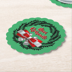 Dessous-de-verre En Papier Meri Kirihimete Maori pour Joyeux Noël