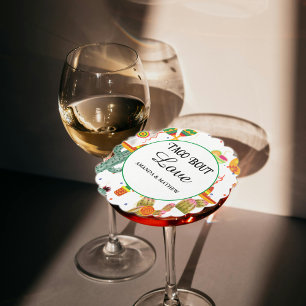 Dessous-de-verre En Papier Mexique Taco Bout Amour Fête des mariées Fête Favo