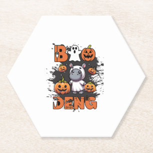 Dessous-de-verre En Papier Mignonne BOO DENG My Moo Thang Costume Halloween C