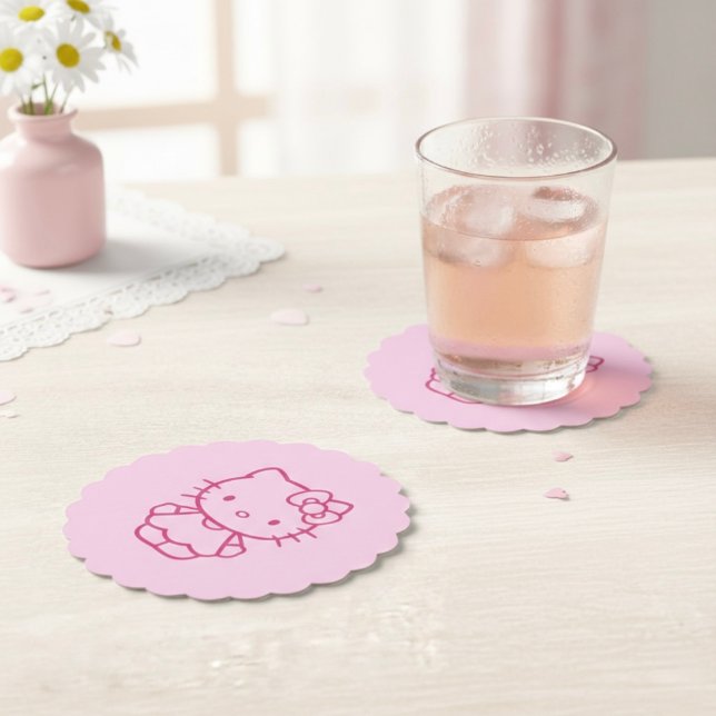 Dessous-de-verre En Papier Minou (Créateur téléchargé)