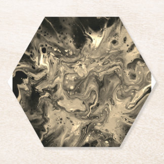 Dessous-de-verre En Papier Motif abstraite. Anetka