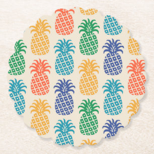 Dessous-de-verre En Papier Motif Ananas