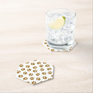 Dessous-de-verre En Papier Motif De Pailles, Pailles De Chien, Pailles D'Or O