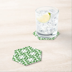 Dessous-de-verre En Papier Motif Feuille, Motif De Feuilles, Feuilles Verts