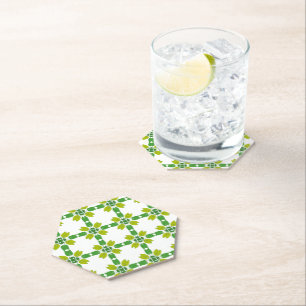 Dessous-de-verre En Papier Motif Feuille, Motif De Feuilles, Feuilles Verts