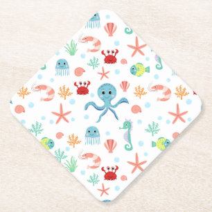 Dessous-de-verre En Papier motif Sea World