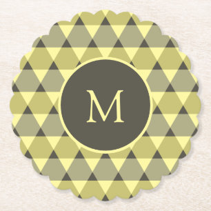 Dessous-de-verre En Papier Motif triangles